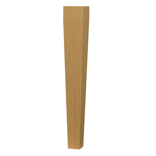 Osborne Wood Products 12 x 1 3/4 Four Sided Taper Chair Leg in Soft Maple 6152M